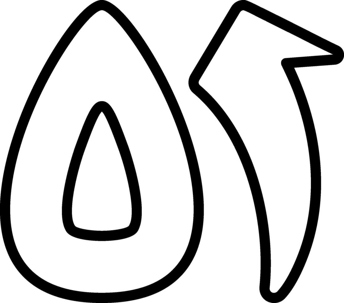 Wahid wa Khamsoon Line Icon vector