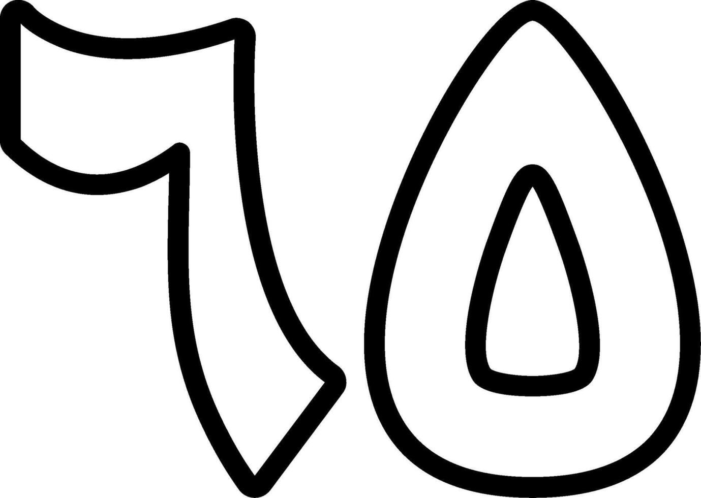 Khamsa wa Sittoon Line Icon vector