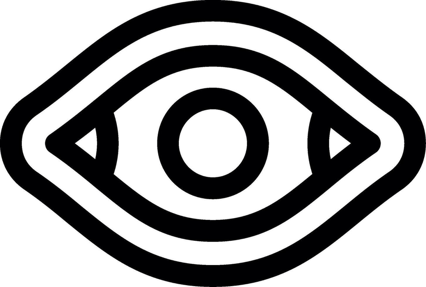 Eye Line Icon vector