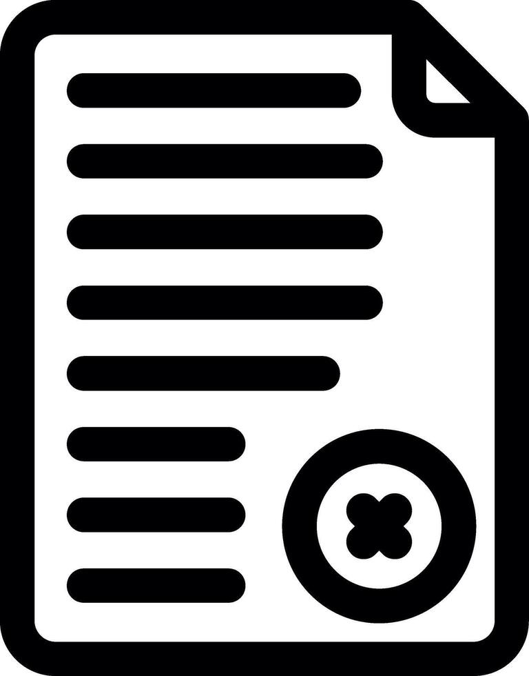 File Line Icon vector