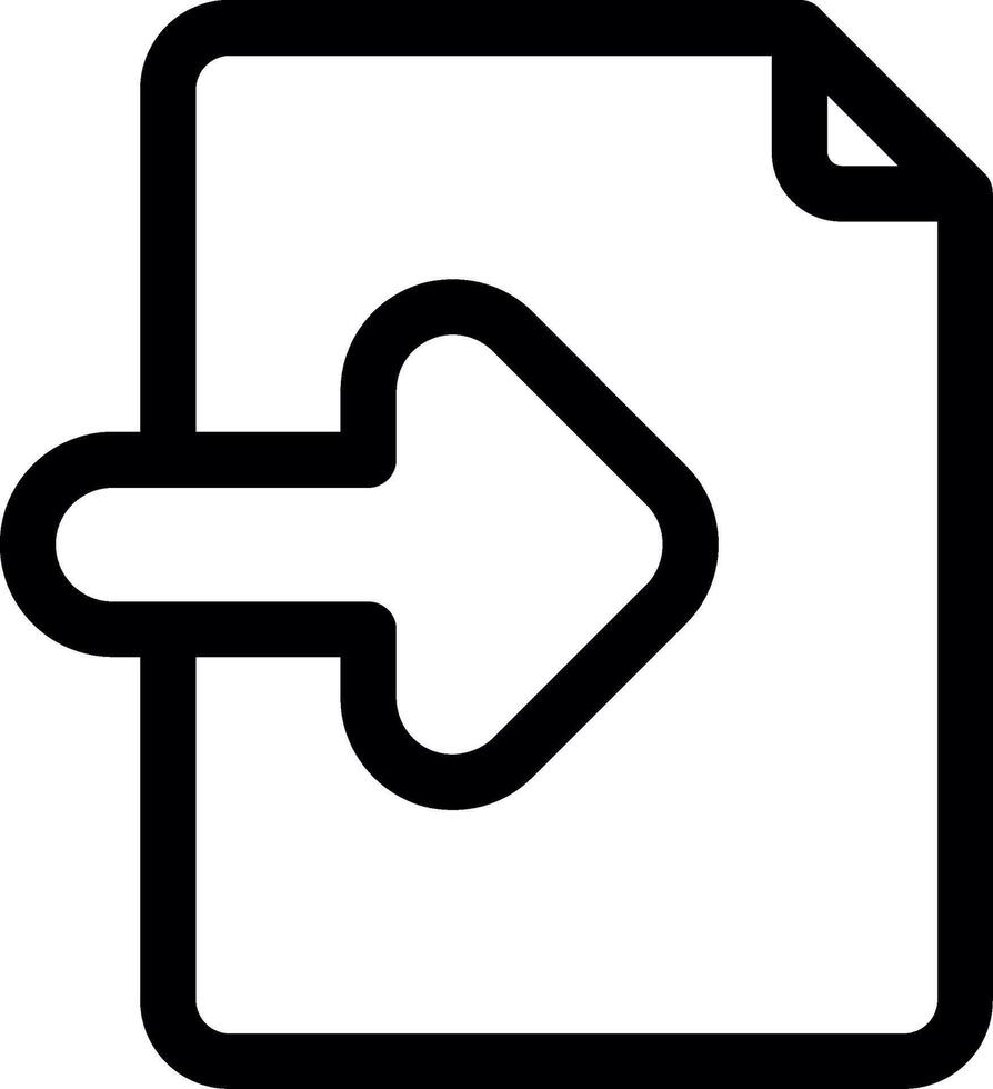 File Line Icon vector