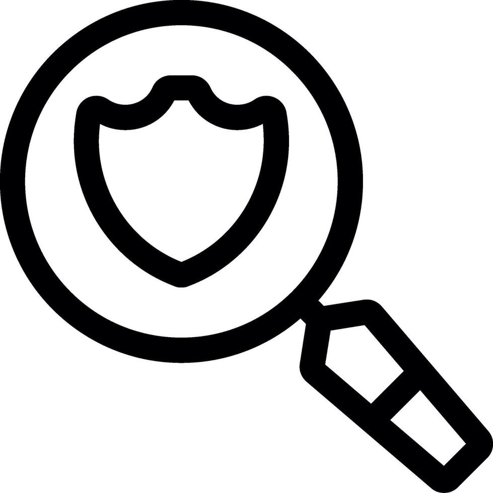 Zoom Out Line Icon vector
