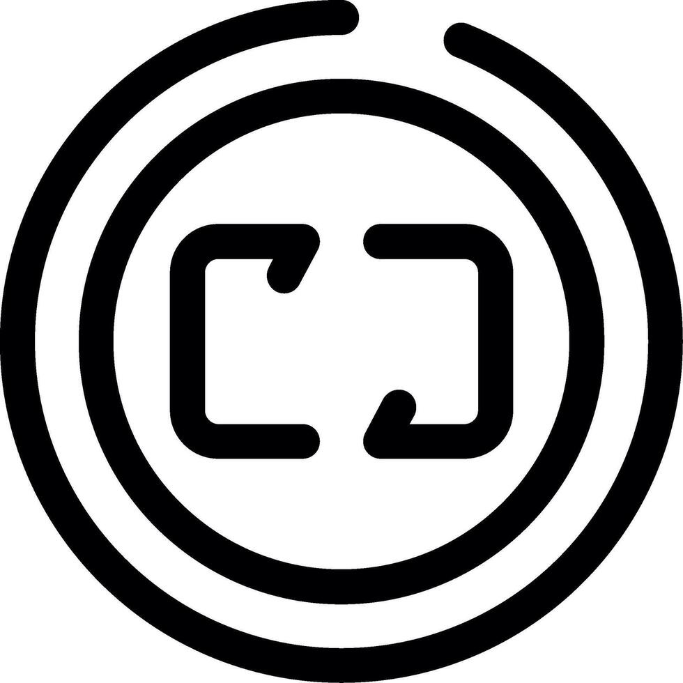 Refresh Line Icon vector