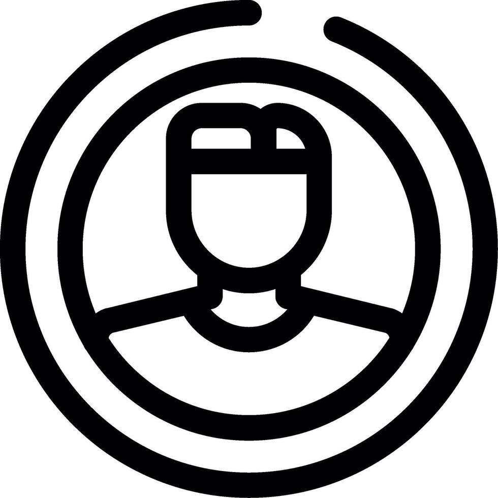 User Line Icon vector