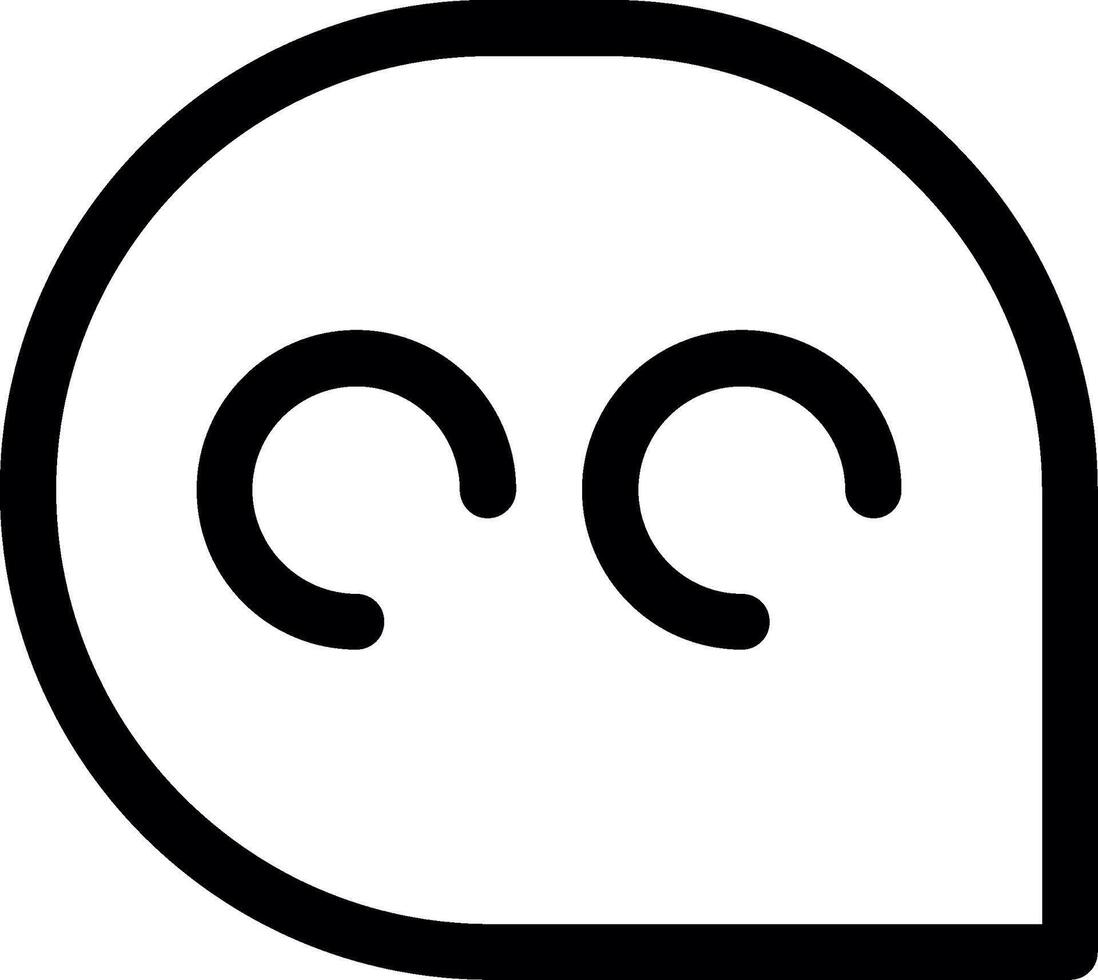 Chat Line Icon vector