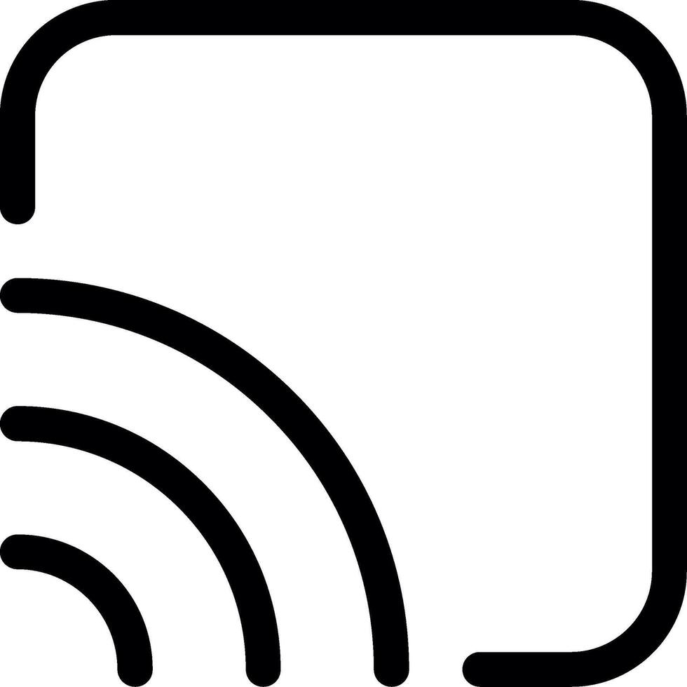 Wifi Line Icon vector