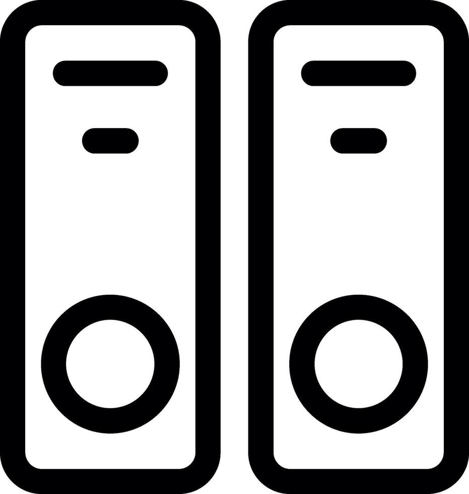 Folder Line Icon vector