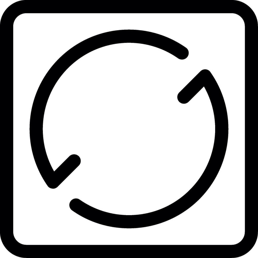 Refresh Line Icon vector