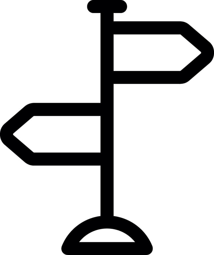 Path Line Icon vector