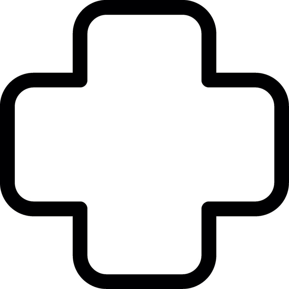 Plus Line Icon vector