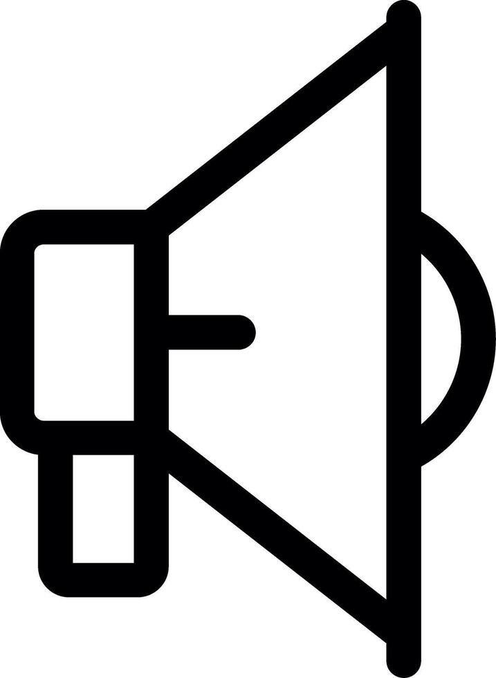 Megaphone Line Icon vector