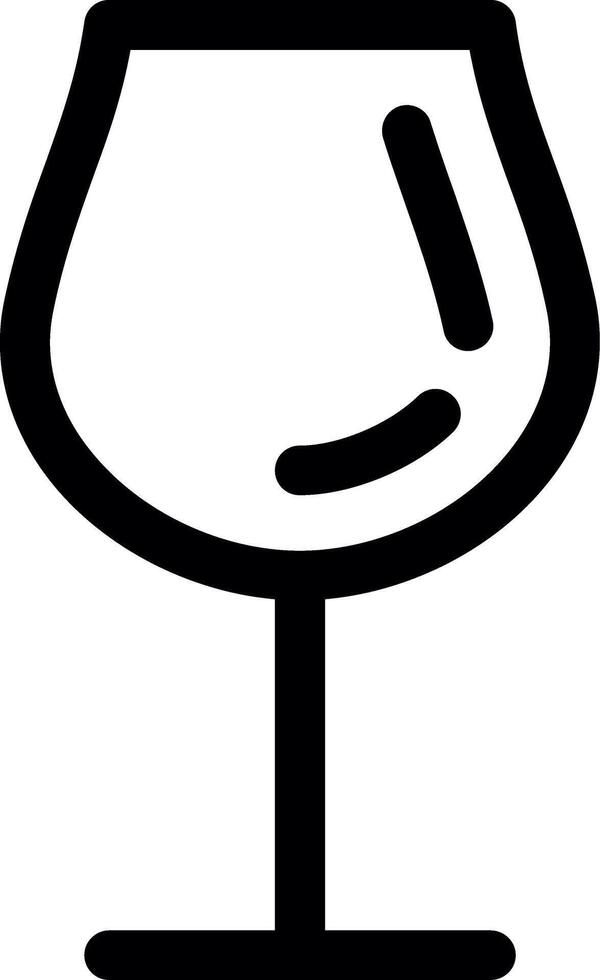 Glass Line Icon vector
