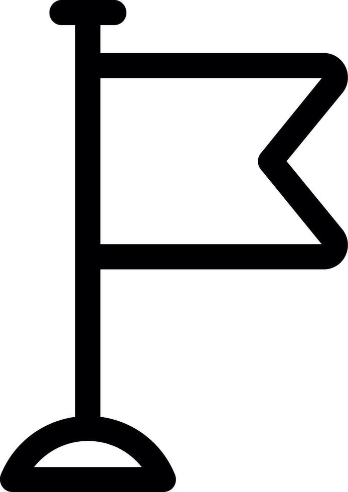 Flag Line Icon vector