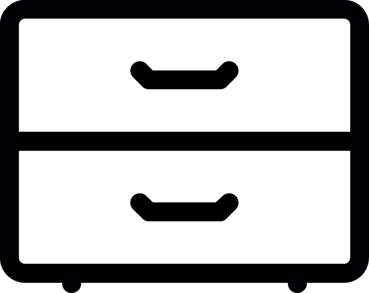 Archive Line Icon vector