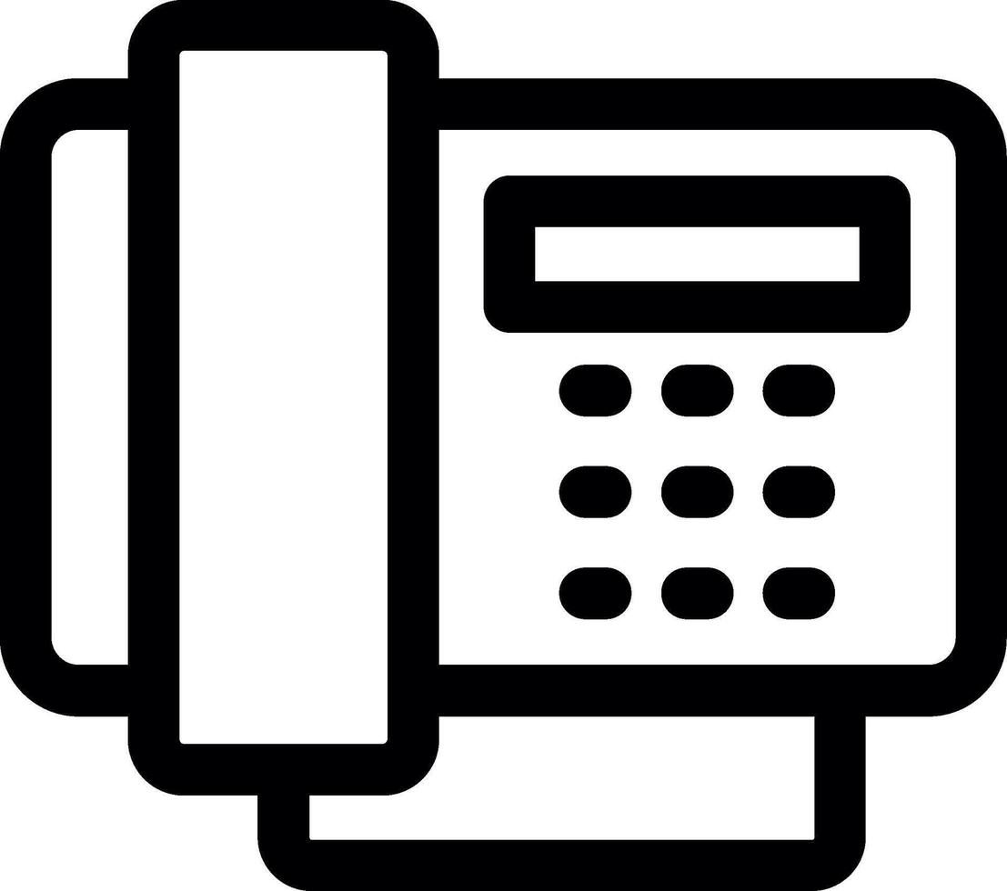 Phone Line Icon vector