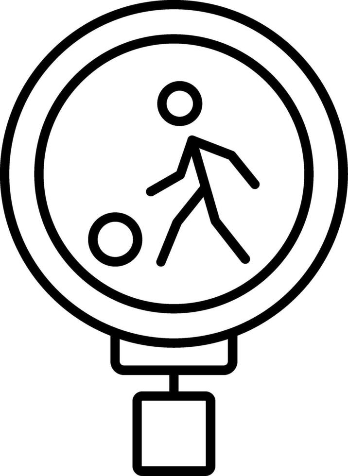 Children At Play Line Icon vector