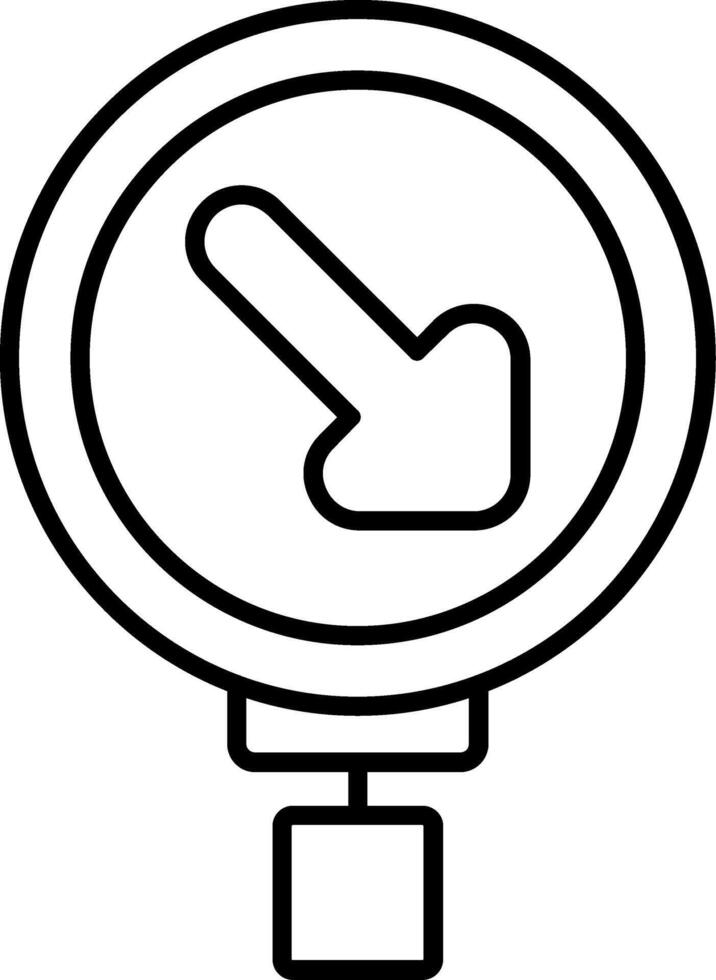 Pass with Care Line Icon vector
