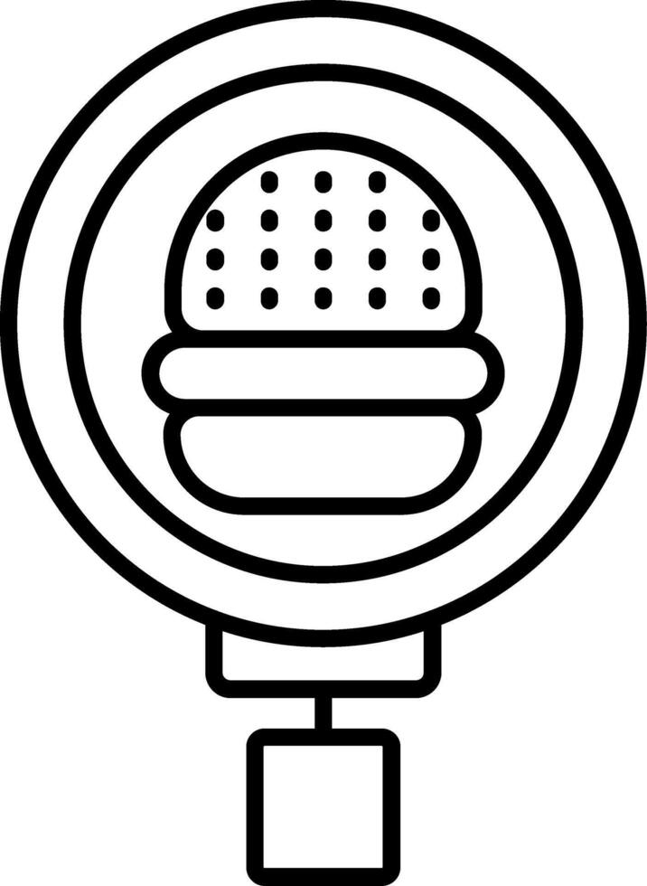 Food Line Icon vector
