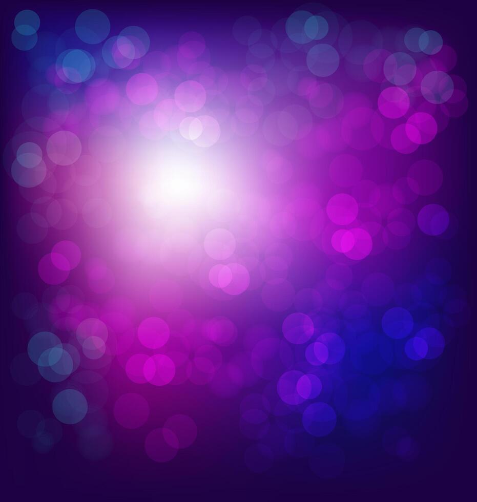 Abstract purple and pink bokeh vector