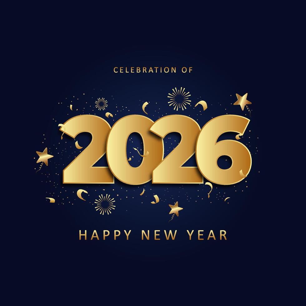 celebration of happy new year 2026 gold greeting poster design 48948161 celebration of happy new year 2026 gold greeting poster design 48948161