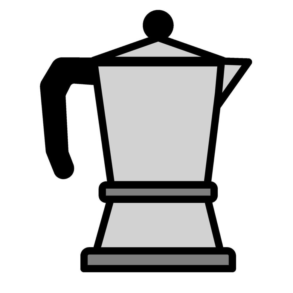 Compact Moka Pot Icon vector