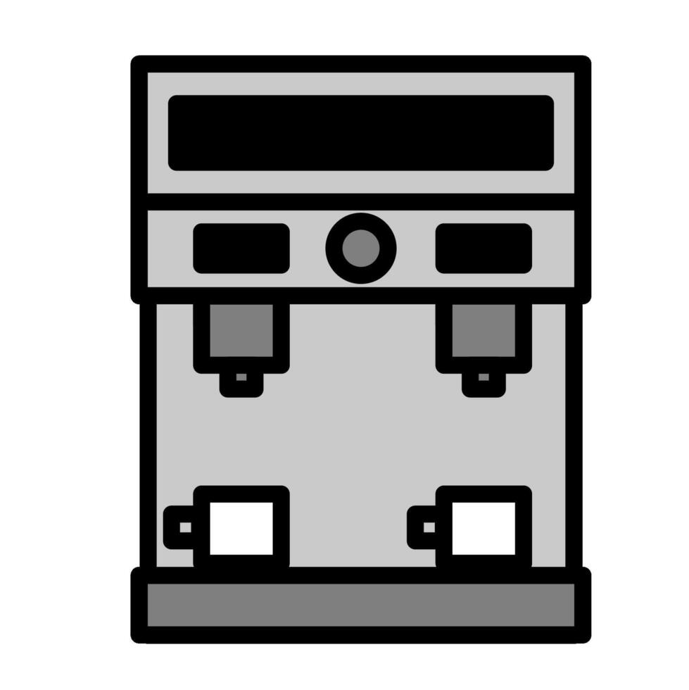 Modern Coffee Vending Machine Icon vector