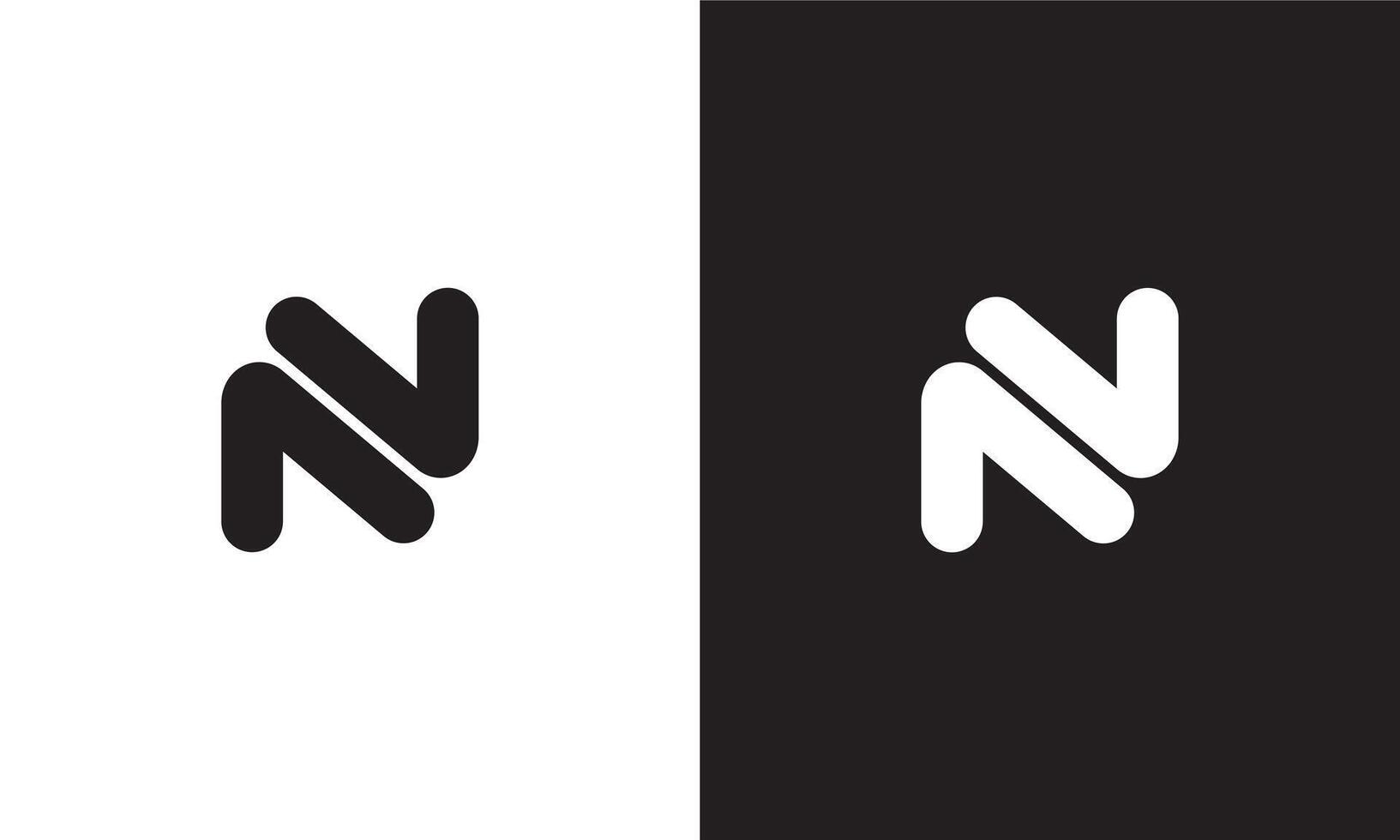 N letter logo premium and unique logo brand logo vector