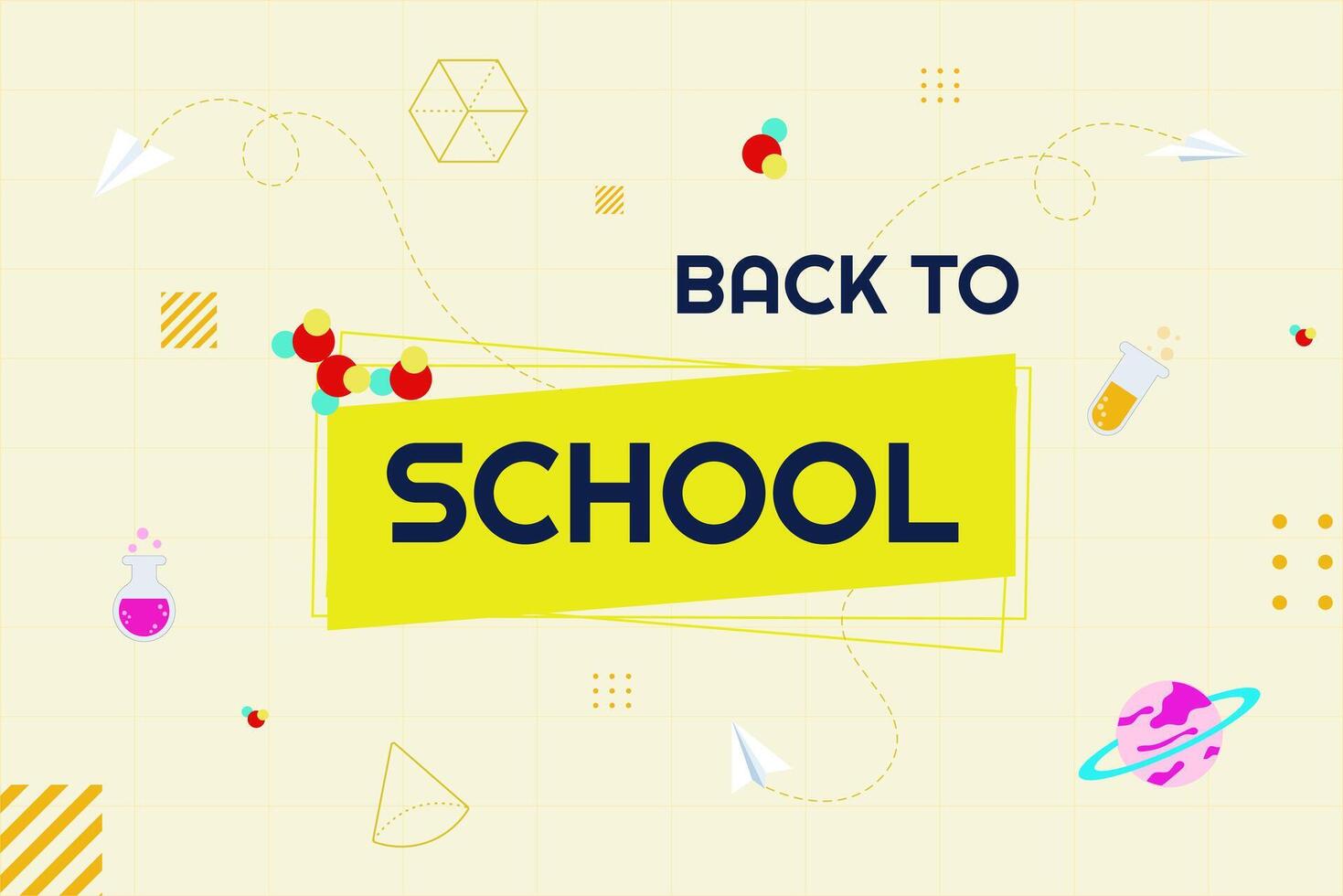 simple banner template vector