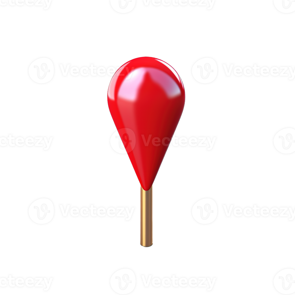 Red Location Pin on Transparent png