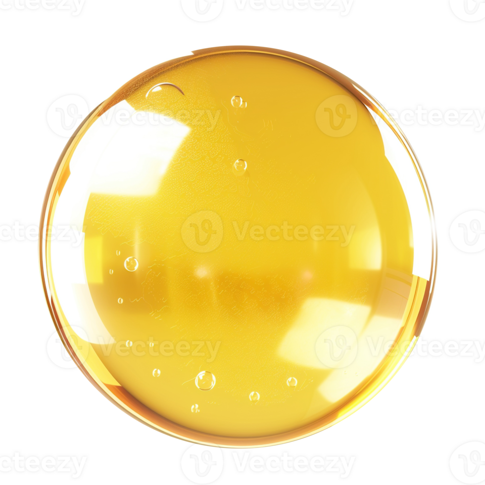 Shiny Yellow Bubble png