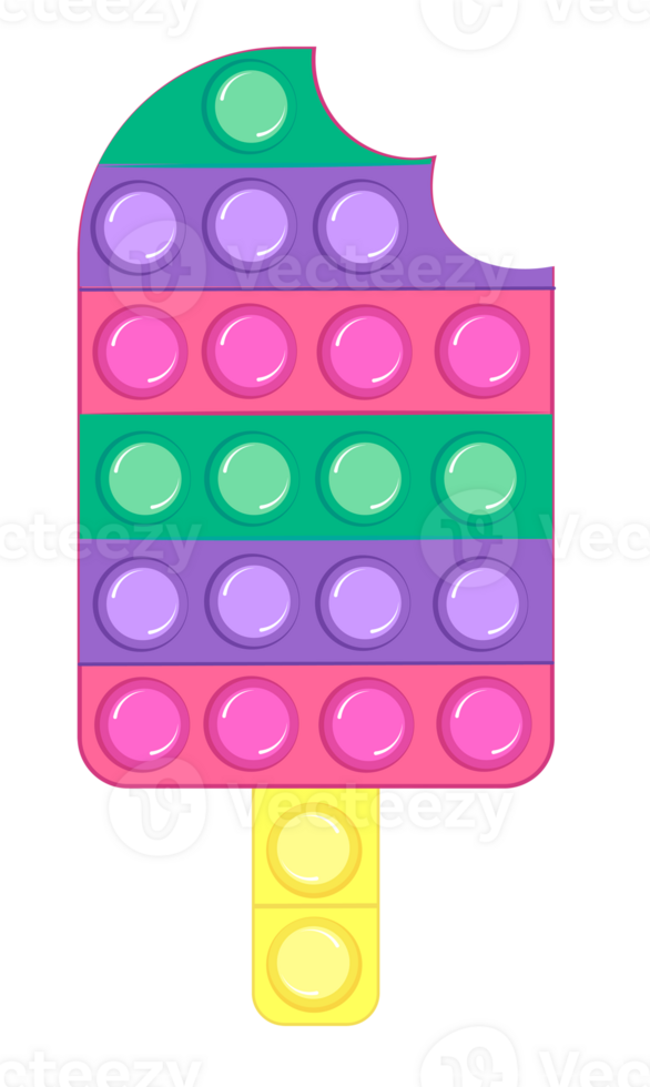 Silicone toy ice cream png