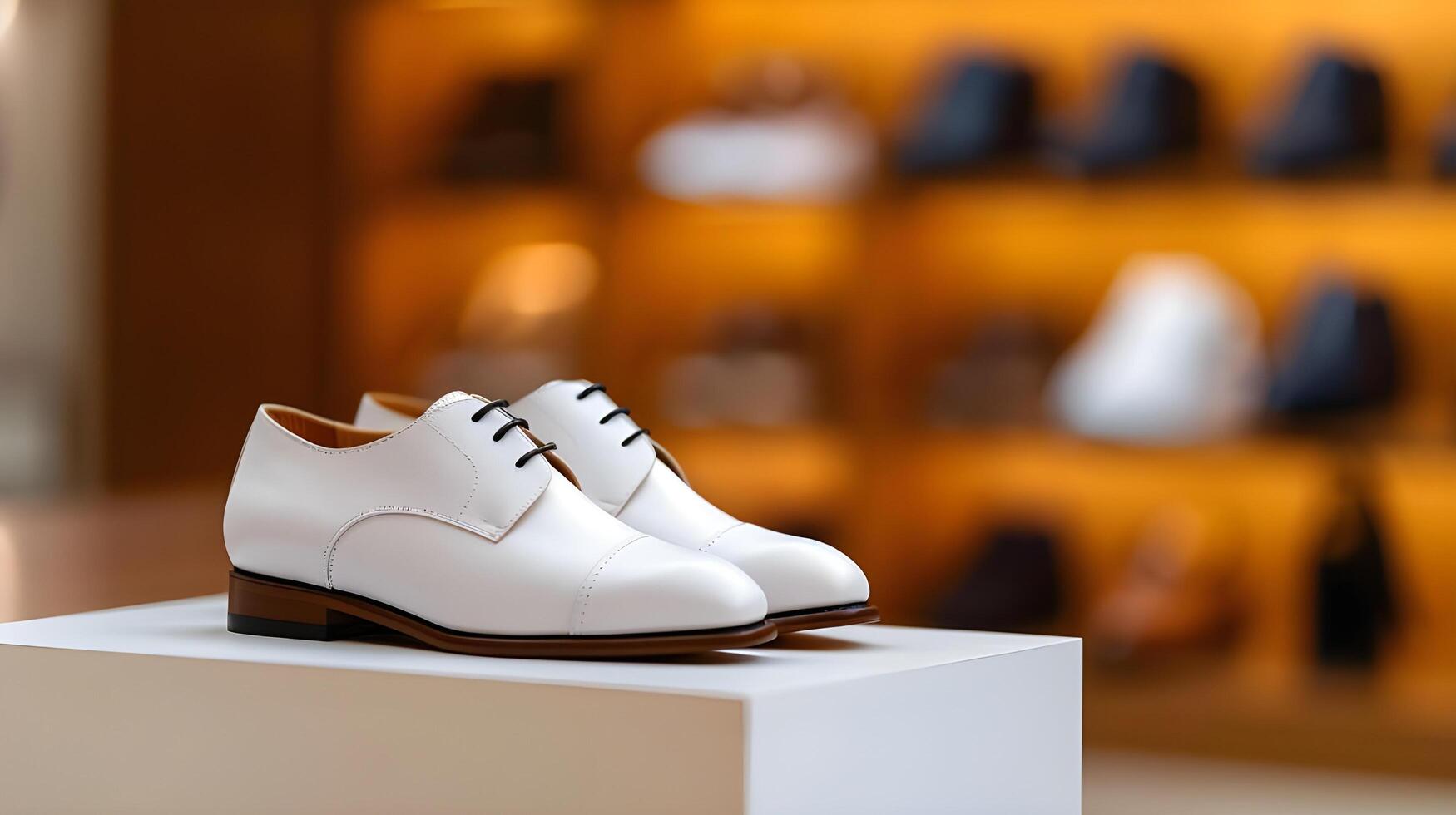 A close-up of a business casual outfit, featuring a tailored blazer over a crisp shirt, paired with chinos and loafers photo