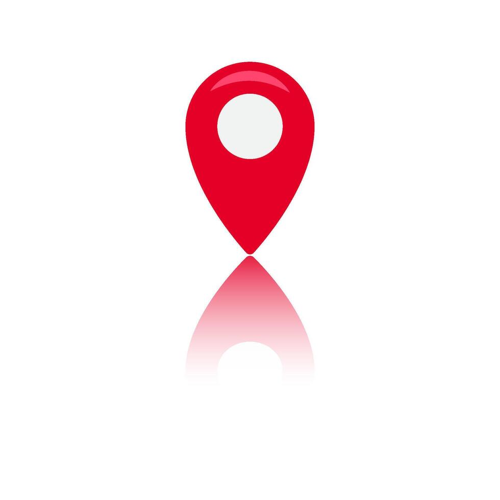 Identify place icon vector