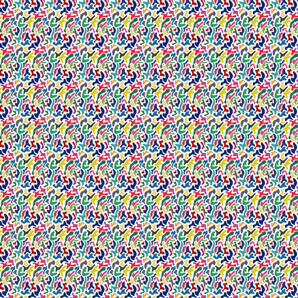 Seamless colorful fabric pattern background vector