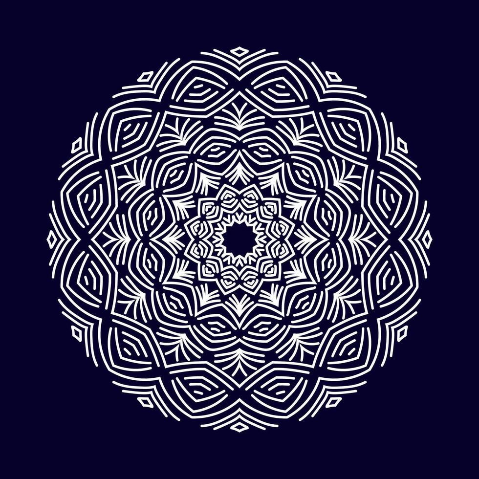 Modern mandala background vector
