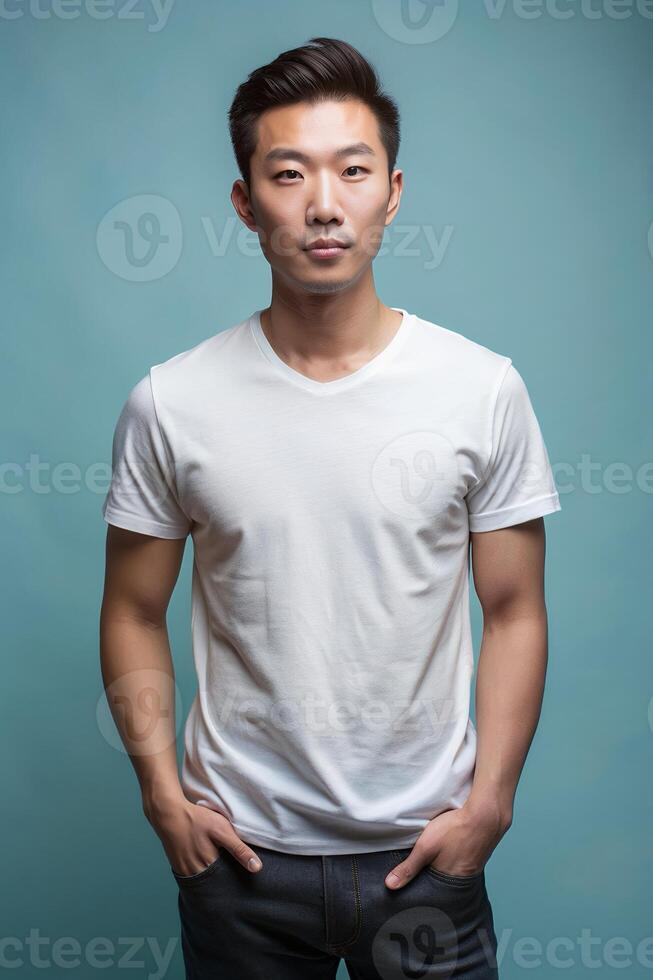 Asian Rectangular Adult, Timeless, Artistic, Half Sleeves, Suitable For Design Mockups And Print Applications for Corporate, Restaurant, Music photo