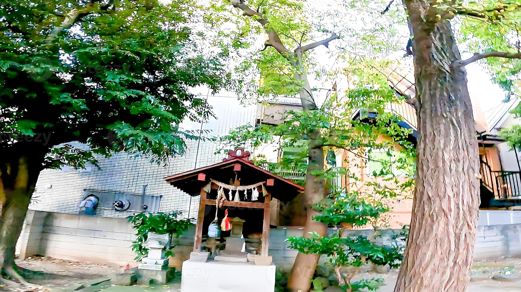Takezuka Shrine precincts small shrine.Takezuka Shrine, a shrine located in Takenotsuka, Adachi Ward, Tokyo, Japan It is said that during the 978-982, Ise Jingu was commissioned and built, photo