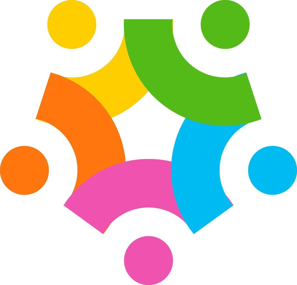 Abstract Colorful Logo Design vector