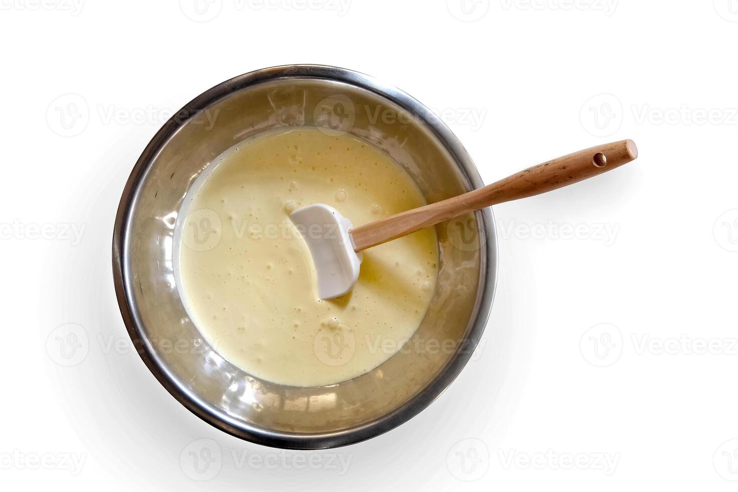 step-by-step guide to Tiramisu, a famous Italian dessert with mascarpone cheese, eggs, a little cognac and chocolate powder photo