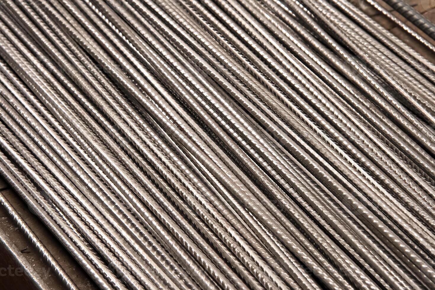 close-up steel cables and beams photo