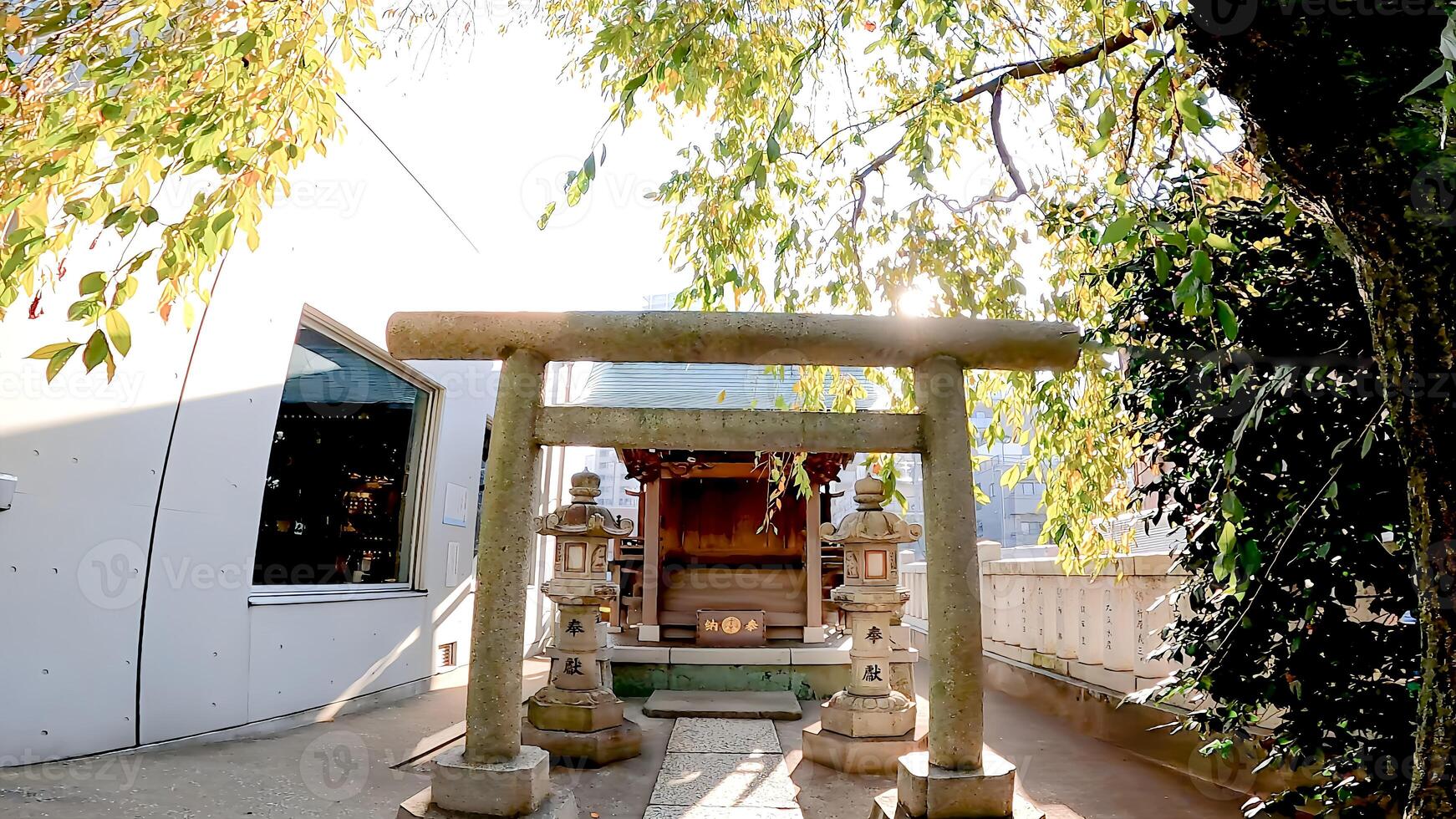 Small shrine, Tsukuda, in the precincts of Sumiyoshi Shrine photo