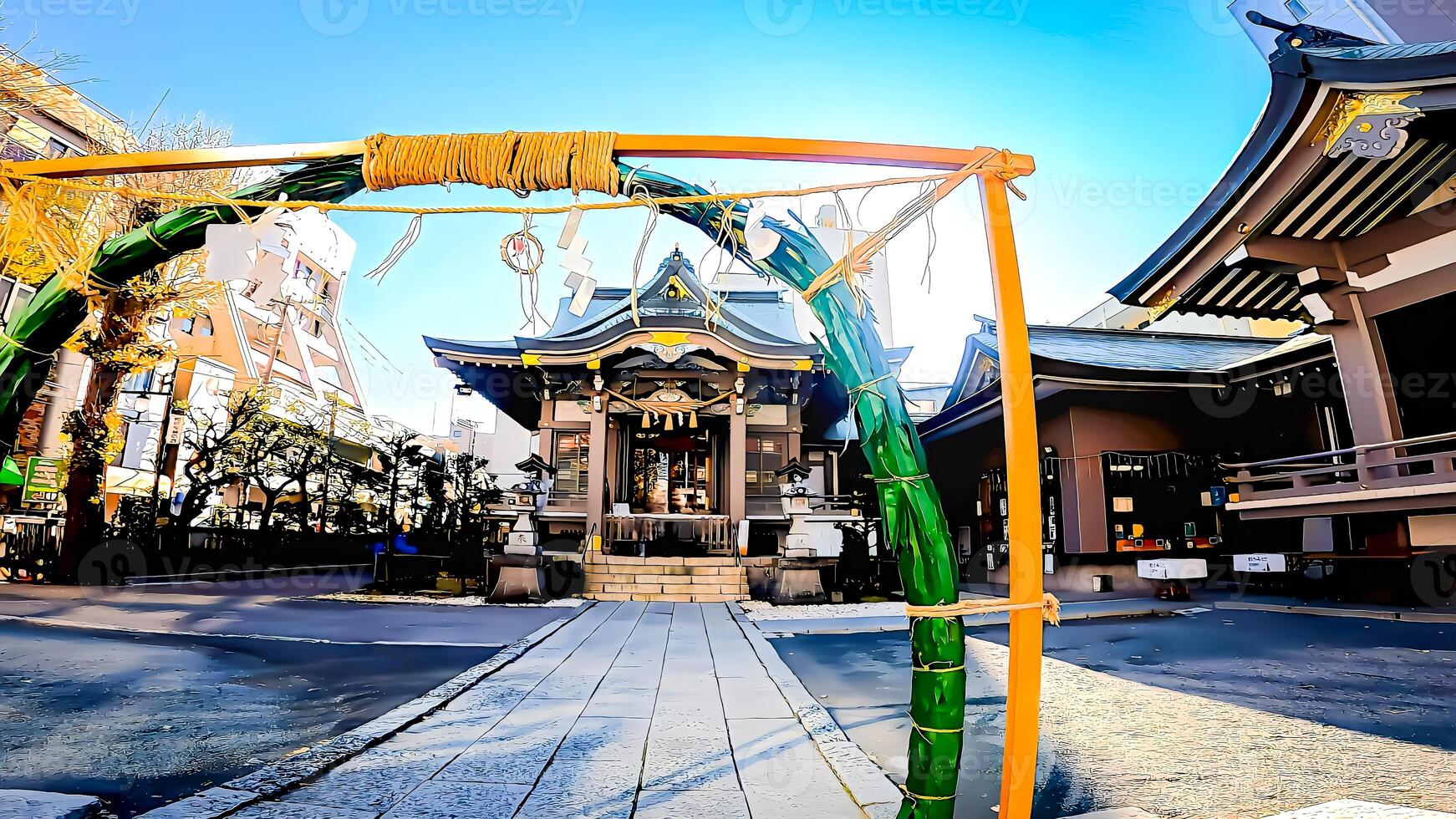 Kashiwa Shrine, a shrine in Kashiwa City, Chiba Prefecture, Japan Kashiwa Shrine, which has long been known as Tenno and has been loved by the people of the city, is a joint shrine where the deities photo