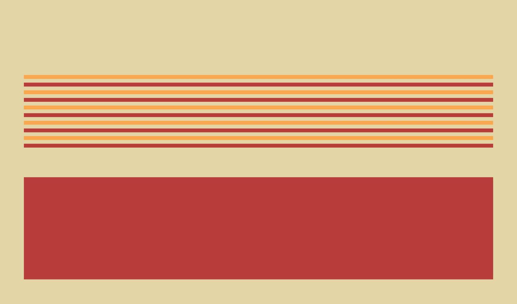 Retro style background. The drawing is made in the form of lines, banners, vintage-style wallpaper with stripes vector