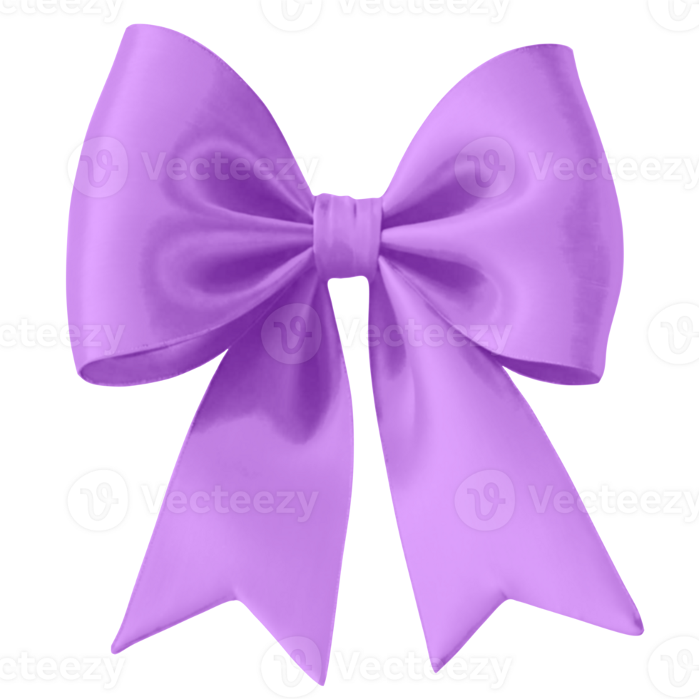 Lilac bow illustration png
