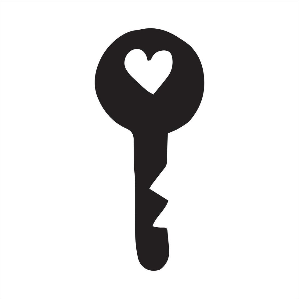 Cute illustration. simple doodle style drawing. home and heart. symbol of self-isolation, stay home. sweet home icon, favorite home. real estate, realtor. vector