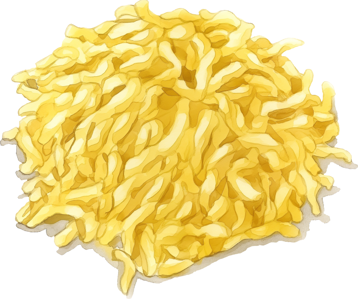 Spatzle, German egg noodles png