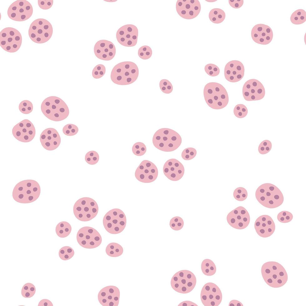 Seamless pattern with cute flowers. Design for fabric, textile, wallpaper, packaging vector