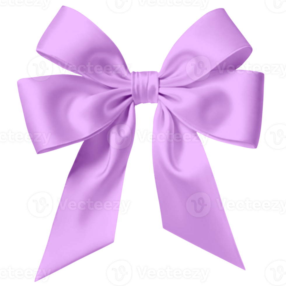 Lilac bow illustration png