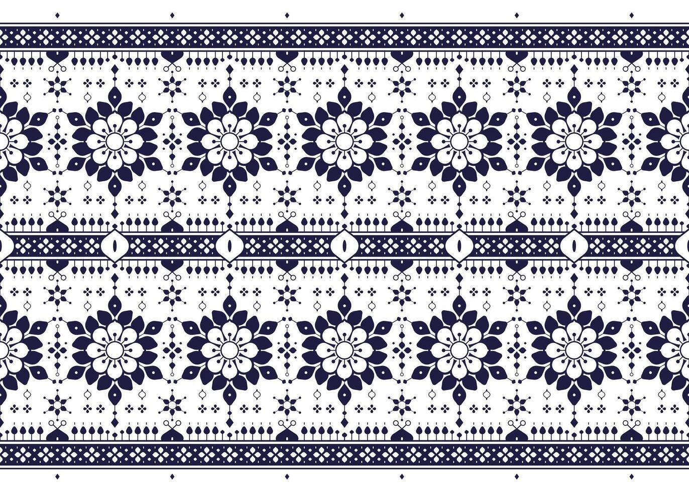 geometric and mandalas ethnic fabric seamless pattern design for cloth carpet batik wallpaper etc. vector