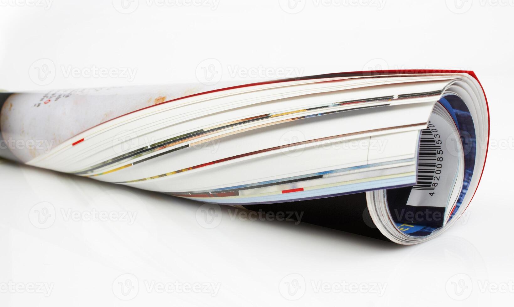 newspaper on white photo